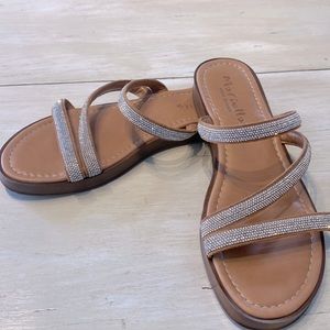 Studded Mariella slip on sandals. Size 9 BOGO all shoes!